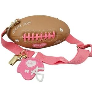 VIRAL Betsey Johnson Football Crossbody Bag